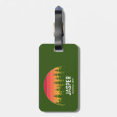 Étiquette À Bagage Parc national Jasper (Dos Vertical)