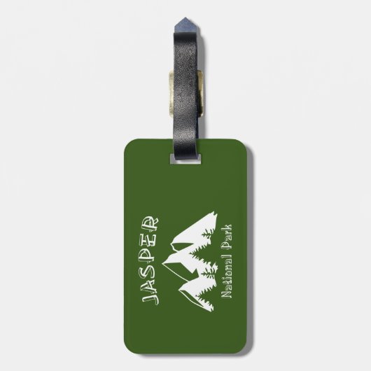 Étiquette À Bagage Parc national Jasper (Dos Vertical)