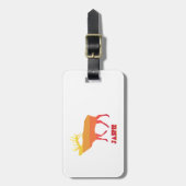 Étiquette À Bagage Parc national Jasper Elk (Devant Vertical)