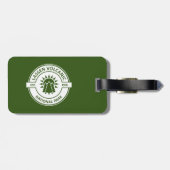 Étiquette À Bagage Parc national volcanique de Lassen Sun Trees (Dos horizontal)