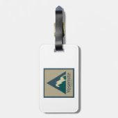 Étiquette À Bagage Parc national Yosemite Rustique (Dos Vertical)