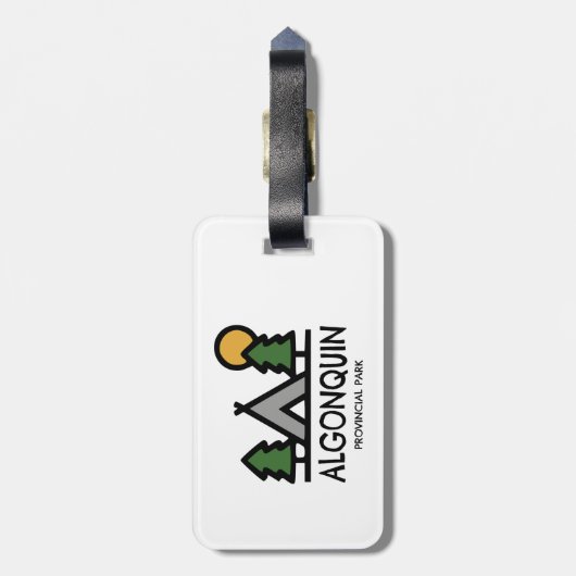 Étiquette À Bagage Parc provincial Algonquin (Dos Vertical)