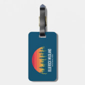 Étiquette À Bagage Parc provincial Bluerock Wildland (Dos Vertical)