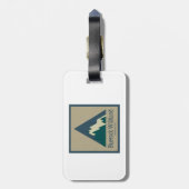 Étiquette À Bagage Parc provincial Bluerock Wildland Rustic (Dos Vertical)