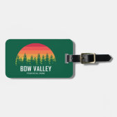 Étiquette À Bagage Parc provincial de Bow Valley (Devant horizontal)