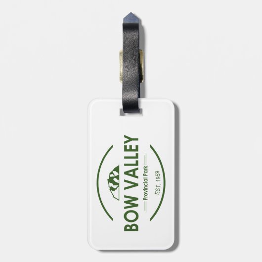Étiquette À Bagage Parc provincial de Bow Valley (Dos Vertical)