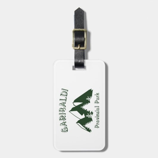 Étiquette À Bagage Parc provincial de Garibaldi (Devant Vertical)