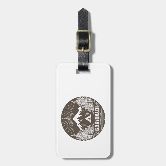 Étiquette À Bagage Parc provincial de Garibaldi (Devant Vertical)