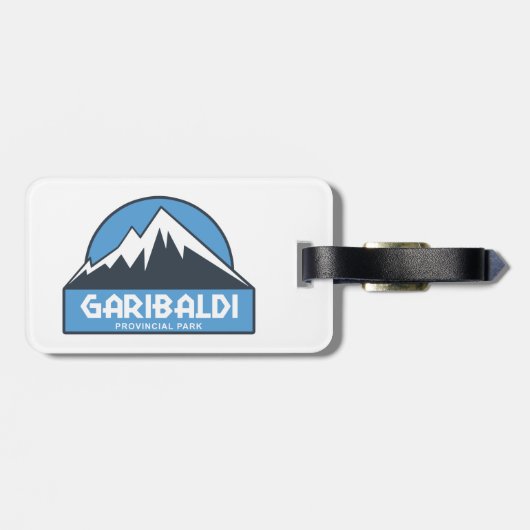 Étiquette À Bagage Parc provincial de Garibaldi (Dos horizontal)