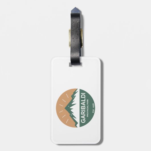 Étiquette À Bagage Parc provincial de Garibaldi (Dos Vertical)