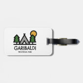 Étiquette À Bagage Parc provincial de Garibaldi (Dos horizontal)