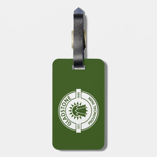 Étiquette À Bagage Parc provincial de Gladstone Sun Trees (Dos Vertical)