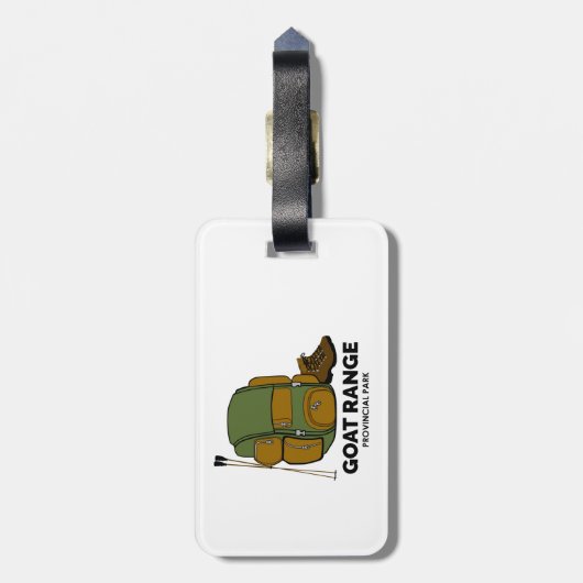 Étiquette À Bagage Parc provincial de la Chèvre (Dos Vertical)