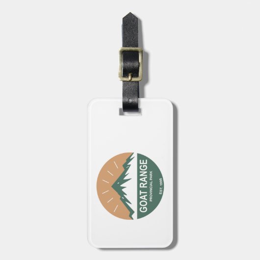 Étiquette À Bagage Parc provincial de la Chèvre (Devant Vertical)