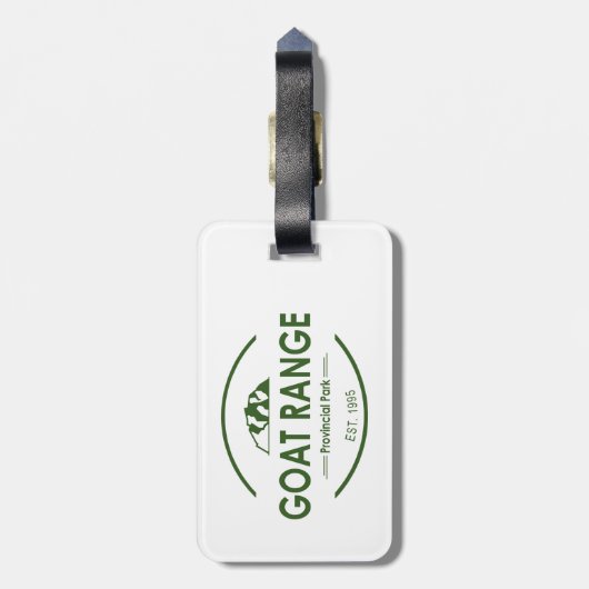 Étiquette À Bagage Parc provincial de la Chèvre (Dos Vertical)