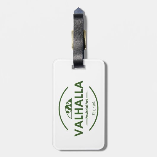 Étiquette À Bagage Parc provincial de Valhalla (Dos Vertical)