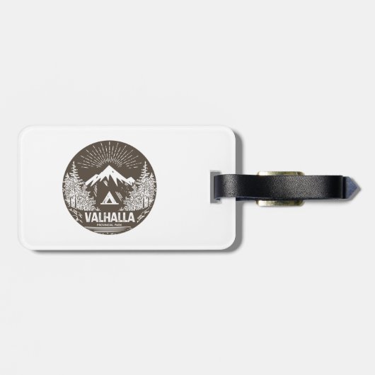 Étiquette À Bagage Parc provincial de Valhalla (Dos horizontal)