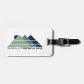 Étiquette À Bagage Parc provincial Garibaldi Mountain Sun (Devant horizontal)