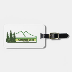 Étiquette À Bagage Parc provincial Golden Ears Bandes Vertes