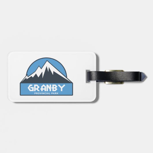 Étiquette À Bagage Parc provincial Granby (Dos horizontal)