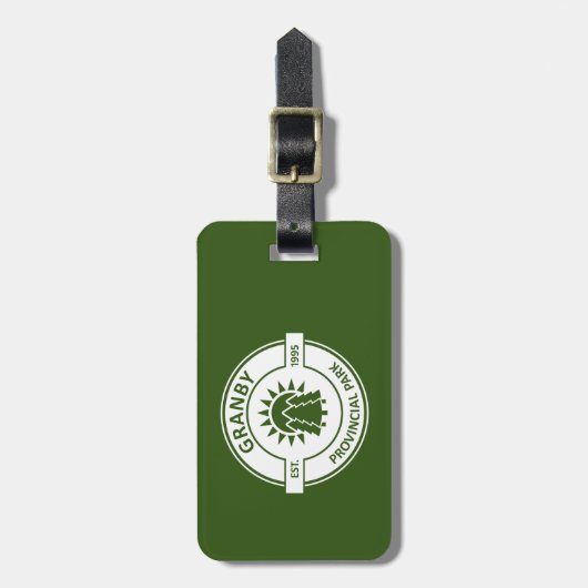 Étiquette À Bagage Parc provincial Granby (Devant Vertical)