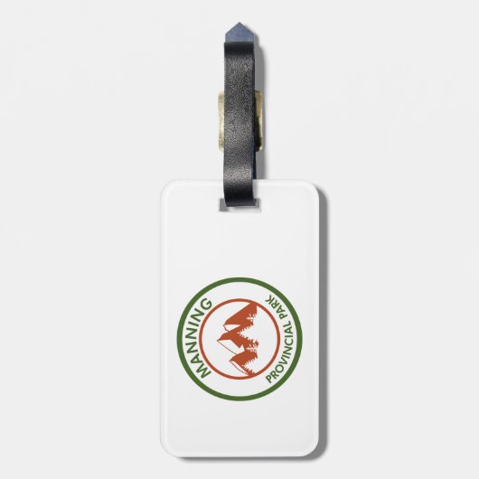 Étiquette À Bagage Parc provincial Manning (Dos Vertical)