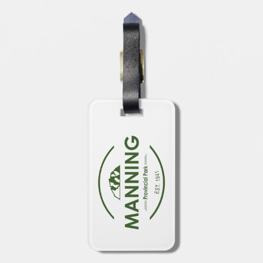 Étiquette À Bagage Parc provincial Manning (Dos Vertical)