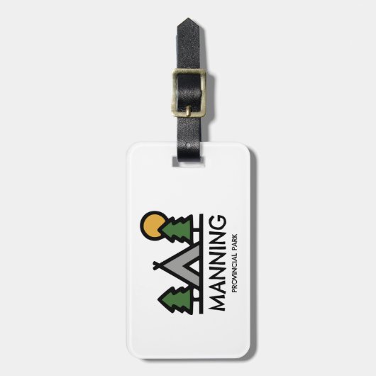 Étiquette À Bagage Parc provincial Manning (Devant Vertical)