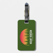 Étiquette À Bagage Parc provincial Mount Robson (Dos Vertical)