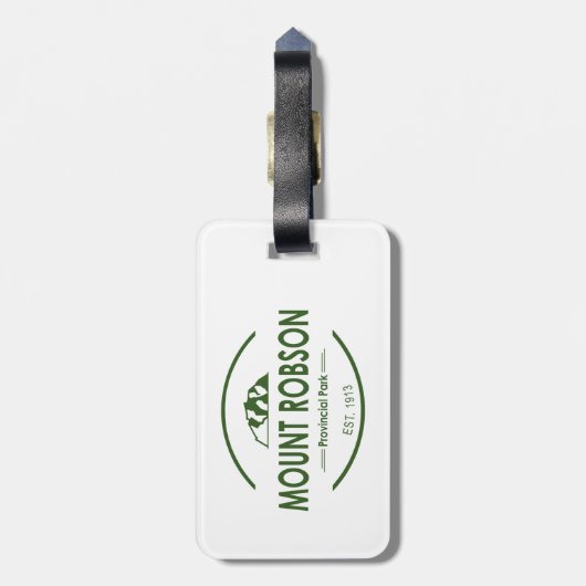 Étiquette À Bagage Parc provincial Mount Robson (Dos Vertical)