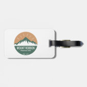 Étiquette À Bagage Parc provincial Mount Robson (Dos horizontal)
