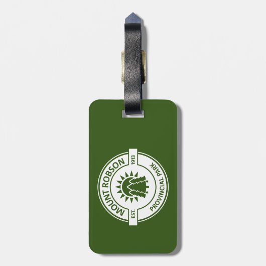 Étiquette À Bagage Parc provincial Mount Robson (Dos Vertical)