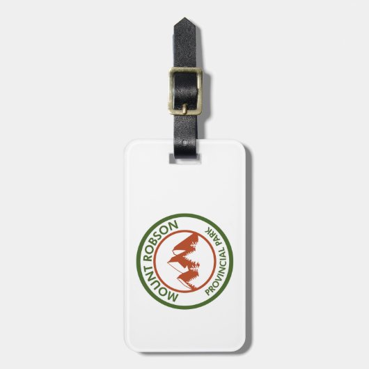 Étiquette À Bagage Parc provincial Mount Robson (Devant Vertical)