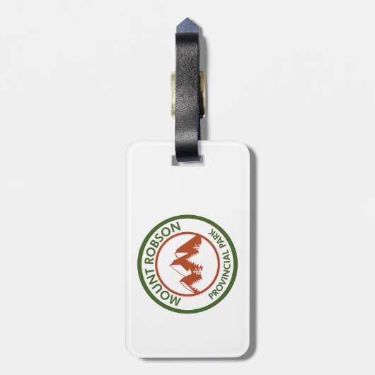 Étiquette À Bagage Parc provincial Mount Robson (Dos Vertical)