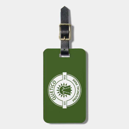 Étiquette À Bagage Parc provincial Quetico (Devant Vertical)