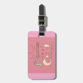 Étiquette À Bagage Parce que je suis une citation féministe (Devant Vertical)