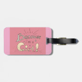 Étiquette À Bagage Parce que je suis une citation féministe (Dos horizontal)