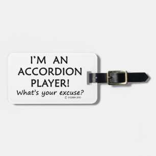 Étiquette À Bagage Pardon du lecteur Accordion