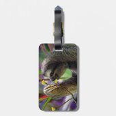 Étiquette À Bagage Paresse d'arbre Trois-Bottée avec la pointe du (Dos Vertical)