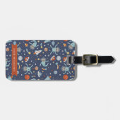 Étiquette À Bagage Paresses de l'espace - nom fait sur commande (Devant horizontal)