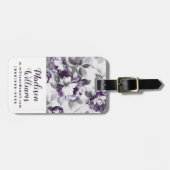 Étiquette À Bagage Parfum des roses de prune (Devant horizontal)