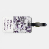 Étiquette À Bagage Parfum des roses de prune (Dos horizontal)