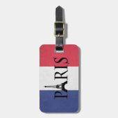Étiquette À Bagage Paris (Devant Vertical)