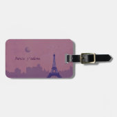 Étiquette À Bagage Paris j'adore (Devant horizontal)
