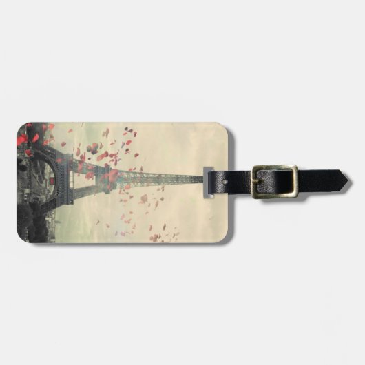 Étiquette À Bagage Paris orienté (Devant horizontal)