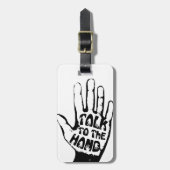 Étiquette À Bagage Parler À La Main (Devant Vertical)