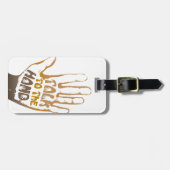 Étiquette À Bagage Parler À La Main (Devant horizontal)