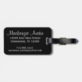 Étiquette À Bagage Parler Toujours De Ne Pas Écouter | Citation de sc (Dos horizontal)