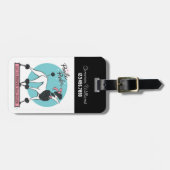 Étiquette À Bagage Parlure de caniche (Devant horizontal)