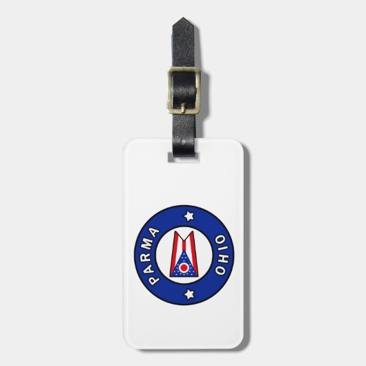 Étiquette À Bagage Parma Ohio (Devant Vertical)